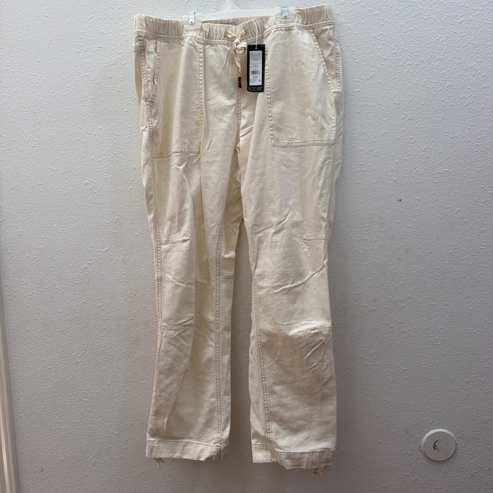 Alpine Design Women's Hike Pants~NWT~Medium Off White~Zippered  Pocket